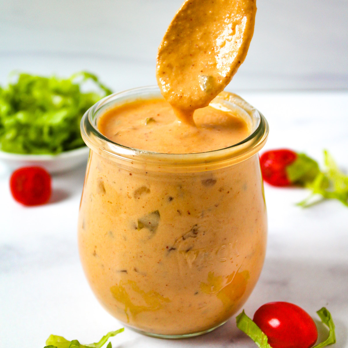 Vegan Thousand Island Dressing (Oil-Free!) - The Garden Grazer