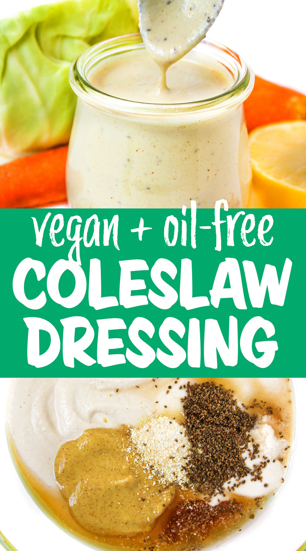 Vegan Coleslaw Dressing (OilFree!) The Garden Grazer
