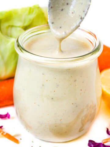 Vegan coleslaw dressing cover photo