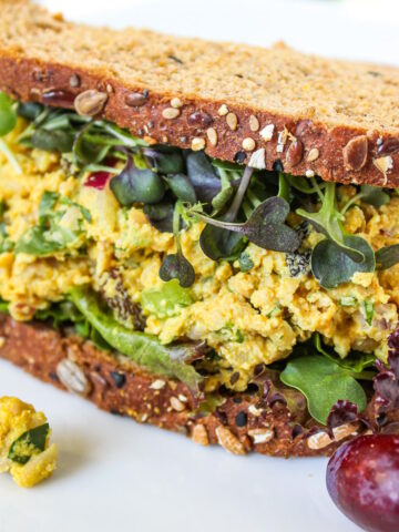 Curried chickpea salad cover photo
