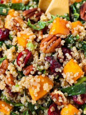 Fall quinoa salad cover photo
