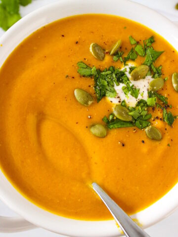 Pumpkin curry soup cover photo