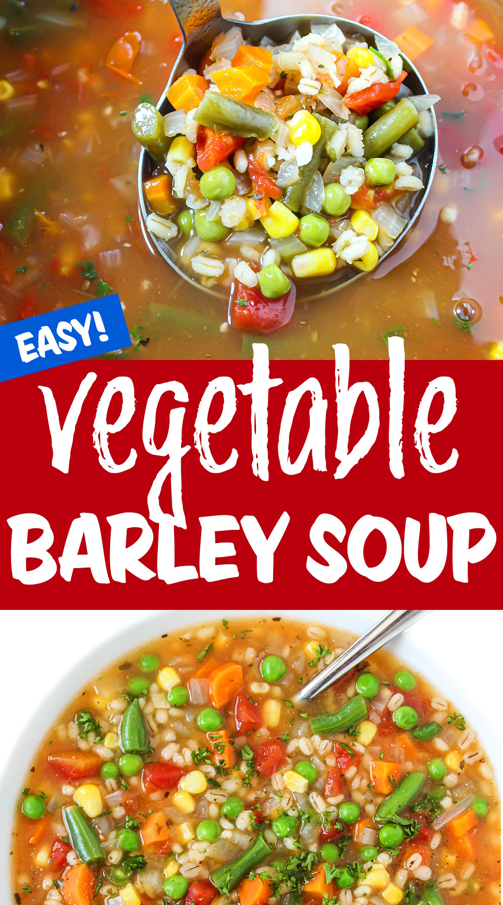 Vegetable Barley Soup (Easy, Vegan!) - The Garden Grazer