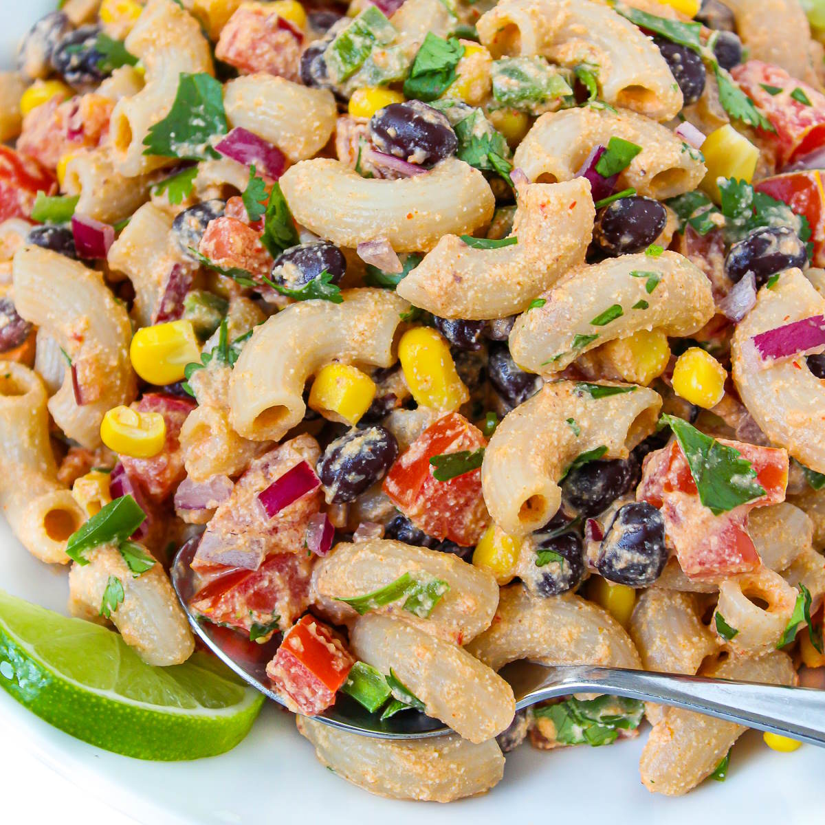 Southwest Pasta Salad with Chipotle Dressing (Vegan!) The Garden Grazer