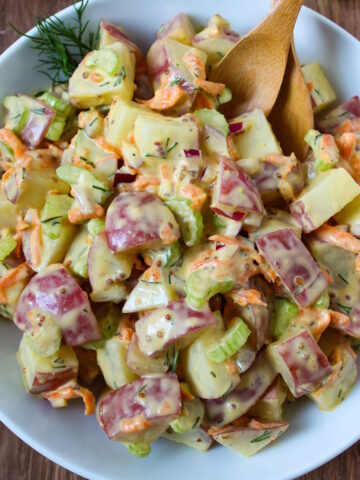 Vegan potato salad cover photo