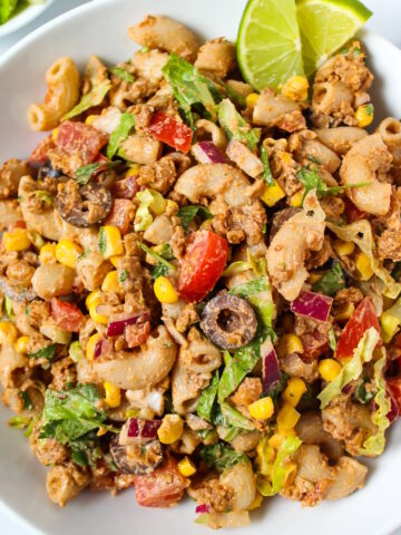 Taco pasta salad cover photo