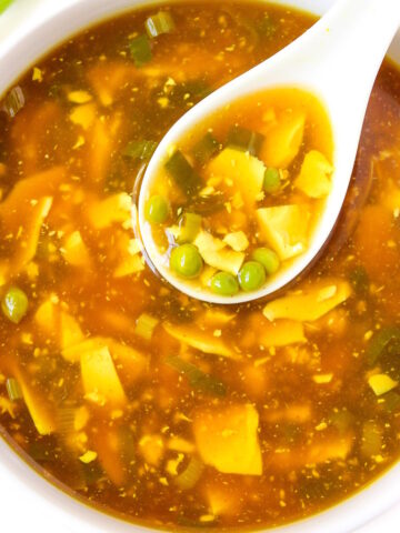 Vegan egg drop soup cover photo