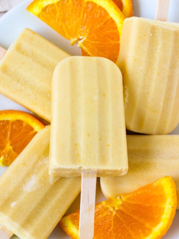 Orange creamsicle popsicle cover photo