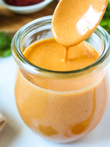 Creamy vegan chipotle lime dressing cover photo